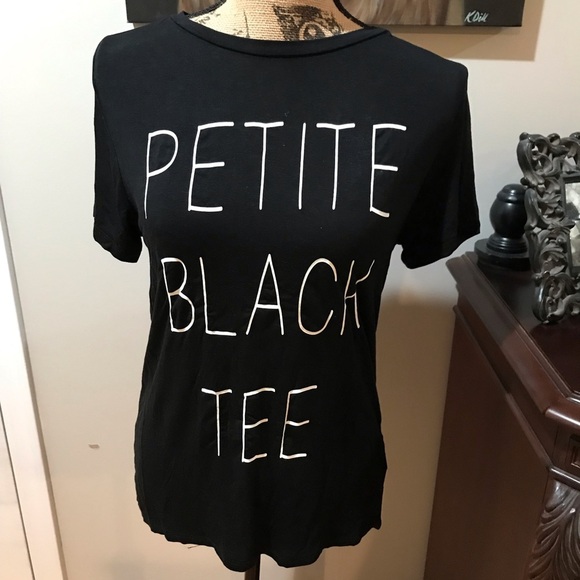 ▪️PETIT BLACK TEE - Picture 1 of 5